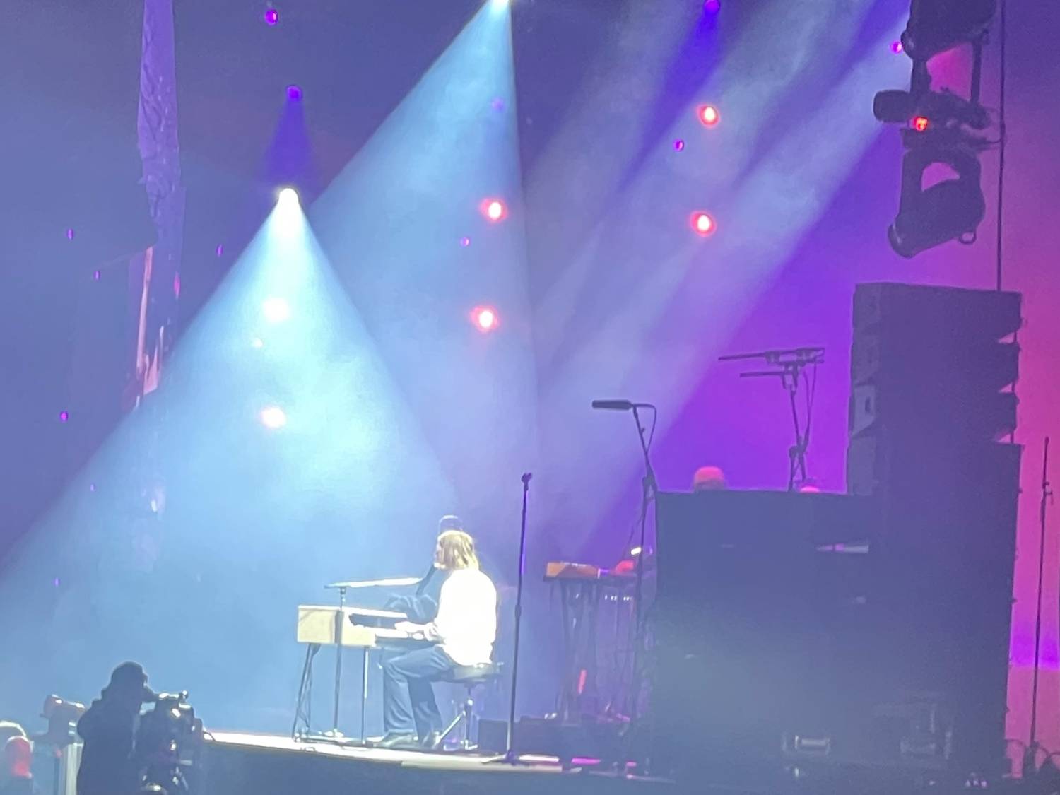 Performer at a piano.